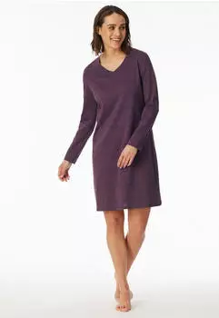 Schiesser Uncover Nightwear Nachthemd (182851) pflaume