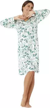 Hajo Pyjama mit Bündchen Premium Cotton Interlock (522468) jade