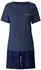 Calida Sweet Dreams Kurz-Pyjama (42038) peacoat blue/navy/weiß