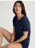 Calida Sweet Dreams Kurz-Pyjama (42038) peacoat blue/navy/weiß