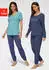 Vivance Dreams Pyjama mit Frontschriftzug