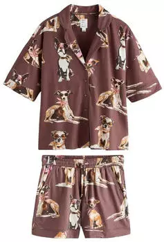 Next Fashion Damen Shorty (G1656215) sand/braun/weiß