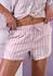 Lascana Pyjamashorts mit Druck (63508803) altrosa gestreift
