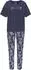 Vivance Dreams Dreams Pyjama dunkelblau gemustert