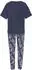 Vivance Dreams Dreams Pyjama dunkelblau gemustert