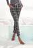 s.Oliver Pyjamahose mit Allover-Druck (21936959) anthrazit/bordeaux