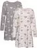 Vivance Dreams Dreams Nachthemd Loose Fit (30813622) pastellpink/grau