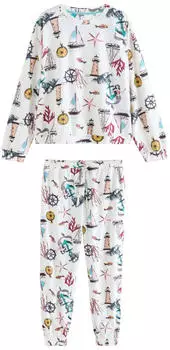 Next Fashion Pyjama 2-teilig creme / mischfarben
