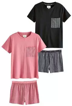 Next Fashion Shorty (E8942914) pitaya/bordeaux/schwarz/weiß