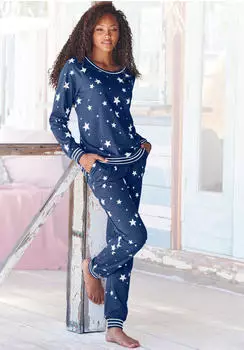 Vivance Dreams Dreams Nachthemd Loose Fit dunkelblau