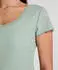 Hunkemöller Pyjama Top Rib Crew Neck (70758465) pastellgrün
