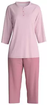 Calida Striped Dreams Capri Pyjama (46651) lilas/rosa
