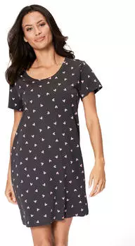 s.Oliver Schlafshirt mit Herzmotiven (93108506) ecru