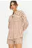 Lascana LSCN Shorty Oversize gestreift (59891756) braun/roségold