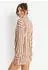 Lascana LSCN Shorty Oversize gestreift (59891756) braun/roségold