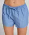 Hunkemöller Short Poplin blau/weiß
