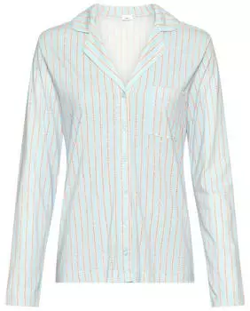 s.Oliver Pyjama-Oberteil / blau mehrfarbig 6011484.8603.