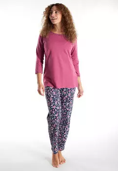 Götzburg Pyjama mit Muster rot