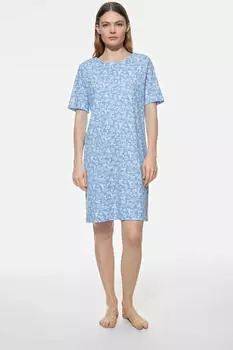 Mey Flower Meadow Nachthemd (16902223) blue silk