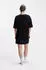 HUGO Nachthemd aus Stretch-Baumwolle mit Mesh-Einsatz Style MESH LOGO NIGHTY 50561598 Schwarz