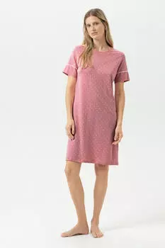 Mey Crochet Dots Nachthemd soft rosewood
