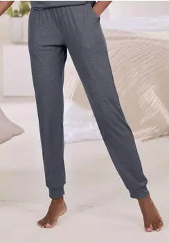 Vivance Dreams Pyjamahose in weicher Ripp-Qualit&auml;t (23767656) anthrazit