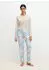 Marc O'Polo Mix N Match Cotton Pyjamahose mit floralem Print (288407) hellblau/hellgelb/weiß