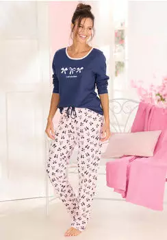 Vivance Dreams Dreams Pyjama (42836709) marine/rosa