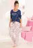 Vivance Dreams Dreams Pyjama (42836709) marine/rosa