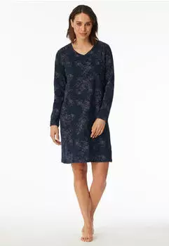Schiesser Uncover Nightwear Nachthemd (182851) nachtblau