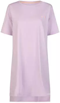 By Louise Nachthemd Sleepshirt Kurzarm Batik Single Jersey lila