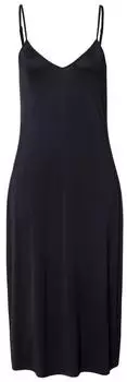 Hanro Unterkleid mit V-Ausschnitt (71078) schwarz