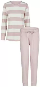 By Louise Long Sweat Pyjama 2-teilig rosa