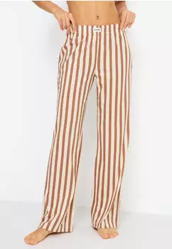 Lascana Pyjama (68771021) braun/ros&eacute;gold gestreift