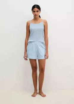 Marc O'Polo Mix N Match Schlaf-Shorts hellblau