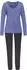 Vivance Dreams Pyjama Set mit Melangeeffekt lila-meliert