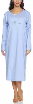 Merry Style Long Sleeve Nightgown 91LW1 blau