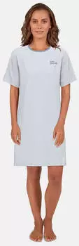 Tom Tailor Westport Kurzarm Rundhals Nachthemd (35912446) blau