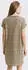 Tom Tailor Westport Kurzarm-Nachthemd mit Rundhalsausschnitt (37409669) cappuccino/dunkelbraun/schwarz