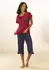 Vivance Dreams Capri Pyjama Set 2-teilig (48749946) rot/navy