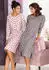 Vivance Dreams Dreams Nachthemd mit Herzmuster (70964602) taupe/rosa
