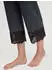 Calida Cotton Stripes Schlafanzug Single-Jersey 3/4-Länge (38547435) schwarz