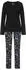 Vivance Dreams Pyjama Set mit Melangeeffekt (24390865) schwarz bedruckt