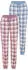 Vivance Dreams Pyjama Set mit Melangeeffekt (31797929) mauve und graublau kariert