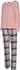 H.I.S Jeans Flanell Pyjama Set mit Allover-Karomuster (20266224) rosa/rosa-grau-kariert