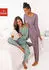 Vivance Dreams Pyjama Set mit Melangeeffekt