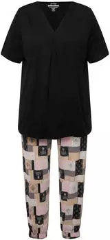 Ulla Popken Pyjama Paisleymuster (830155)