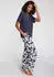 Lascana Pyjama mit Spitzenbesatz (43883621) blau