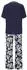 Lascana Pyjama mit Spitzenbesatz (43883621) blau