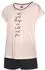 s.Oliver Shorty Set 2-teilig mit gestreiften Bündchen und Schriftprint (39660015) rosé/schwarz